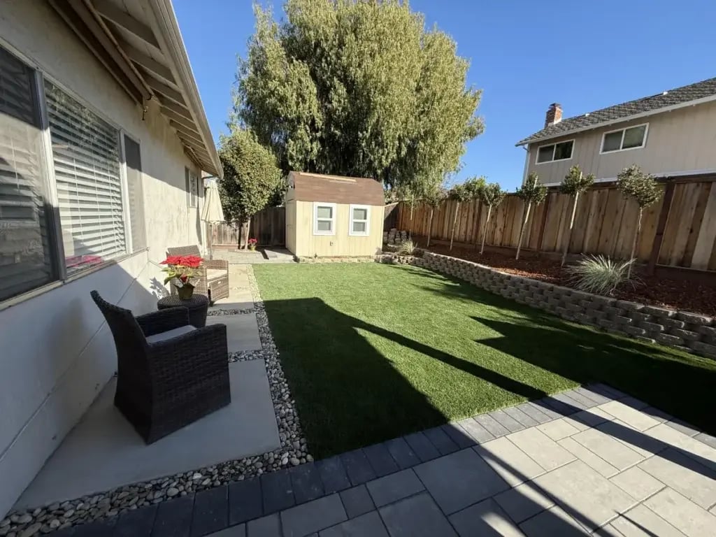 Pet-friendly turf install in Elk Grove, CA