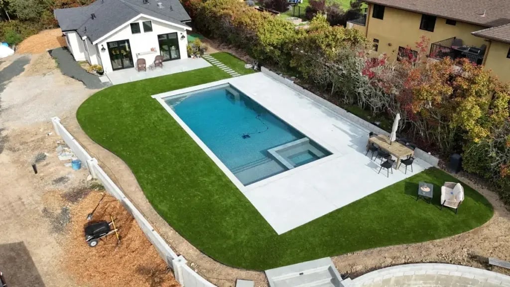 Full backyard transformation in Manteca, CA